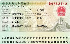 Chinese Visa 